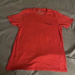 Columbia Red Short Sleeve Tee